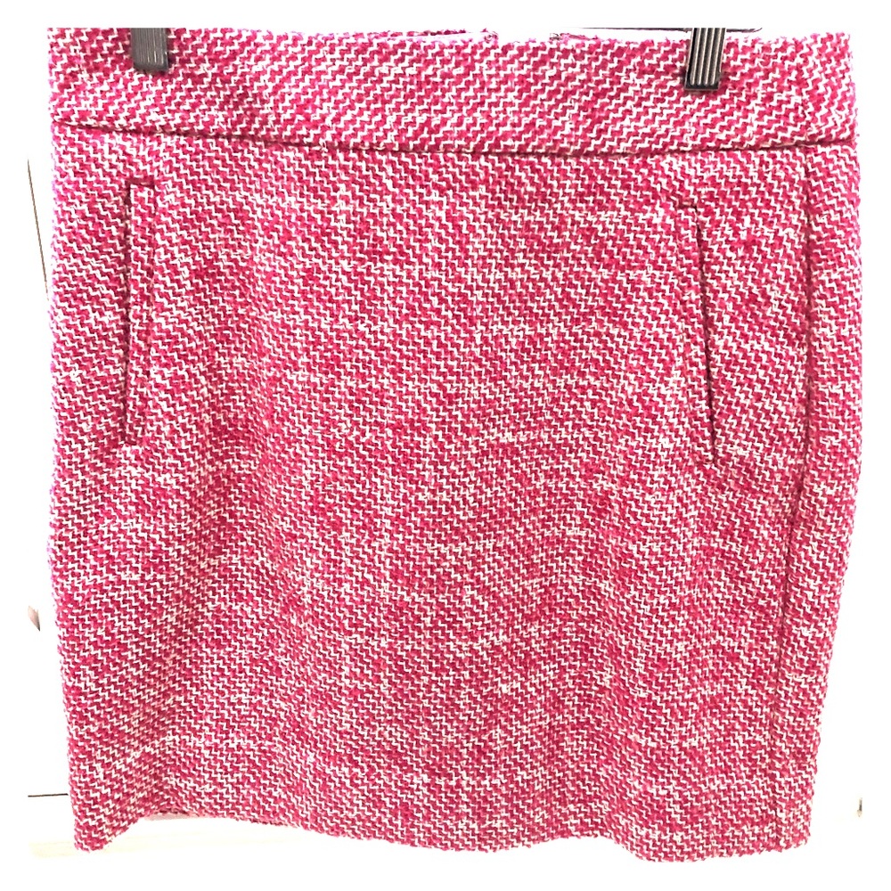 Banana Republic Pink Tweed Mini Skirt
